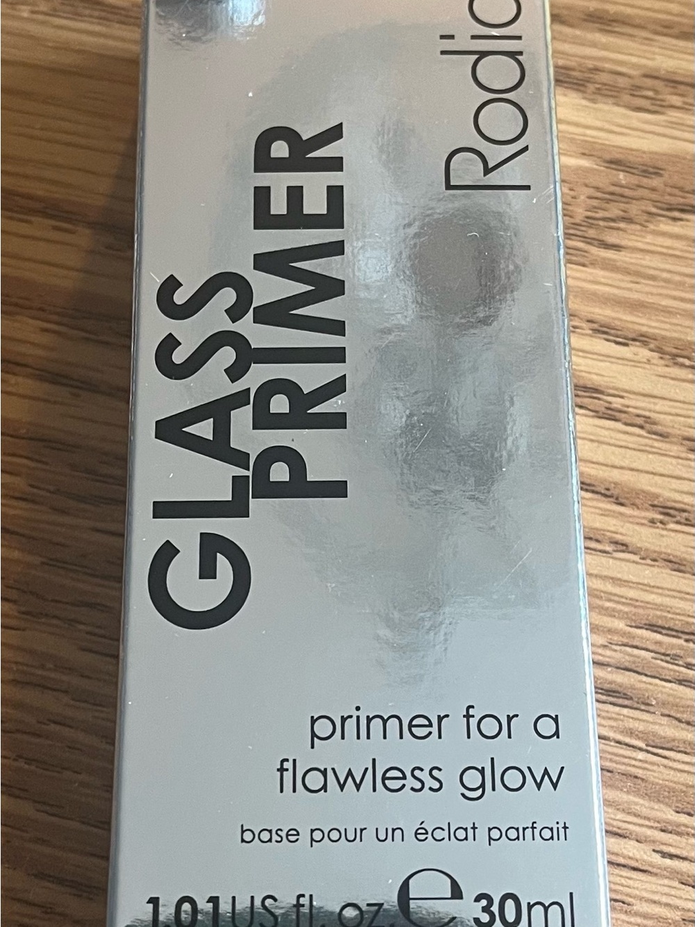Rodial Glass Primer – Silver Reflective Box